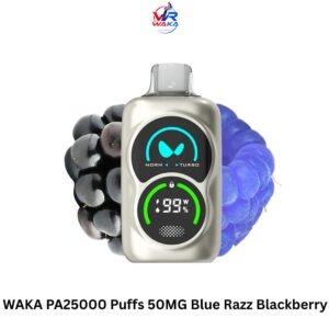 WAKA PA25000 Puffs 50MG Blue Razz Blackberry