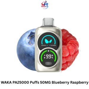 WAKA PA25000 Puffs 50MG Blueberry Raspberry