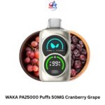 WAKA PA25000 Puffs 50MG Cranberry Grape