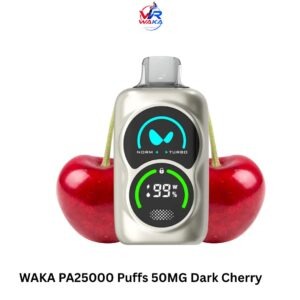 WAKA PA25000 Puffs 50MG Dark Cherry in Dubai UAE