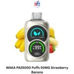 WAKA PA25000 Puffs 50MG Strawberry Banana