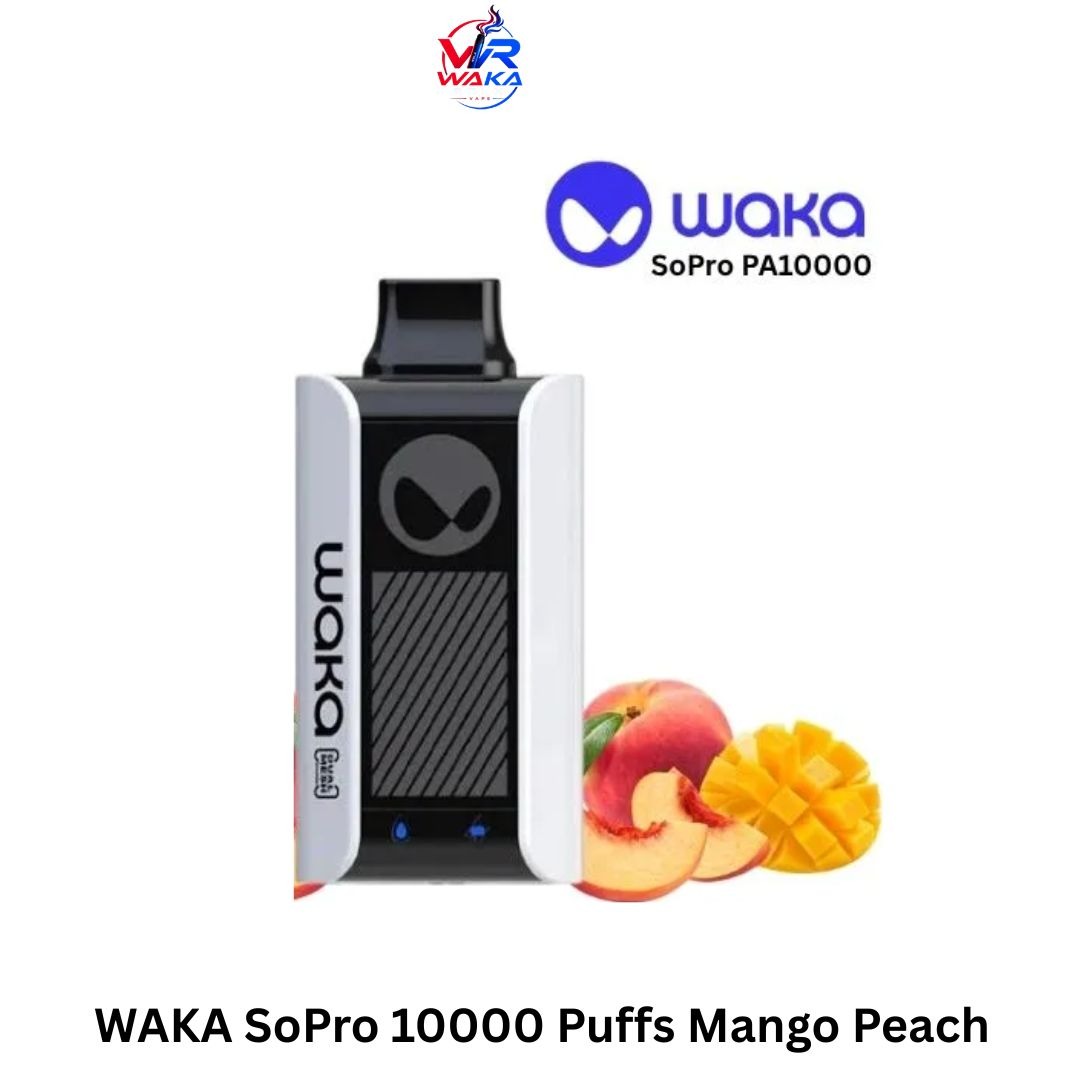 WAKA SoPro 10000 Puffs Mango Peach in Dubai UAE WAKA SoPro 10000 Puffs Mango Peach