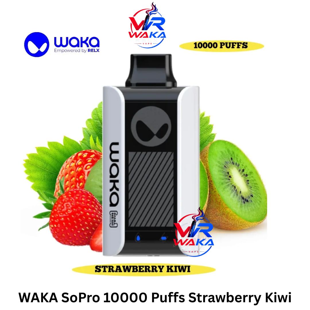 WAKA SoPro 10000 Puffs Strawberry Kiwi WAKA SoPro 10000 Puffs Strawberry Kiwi