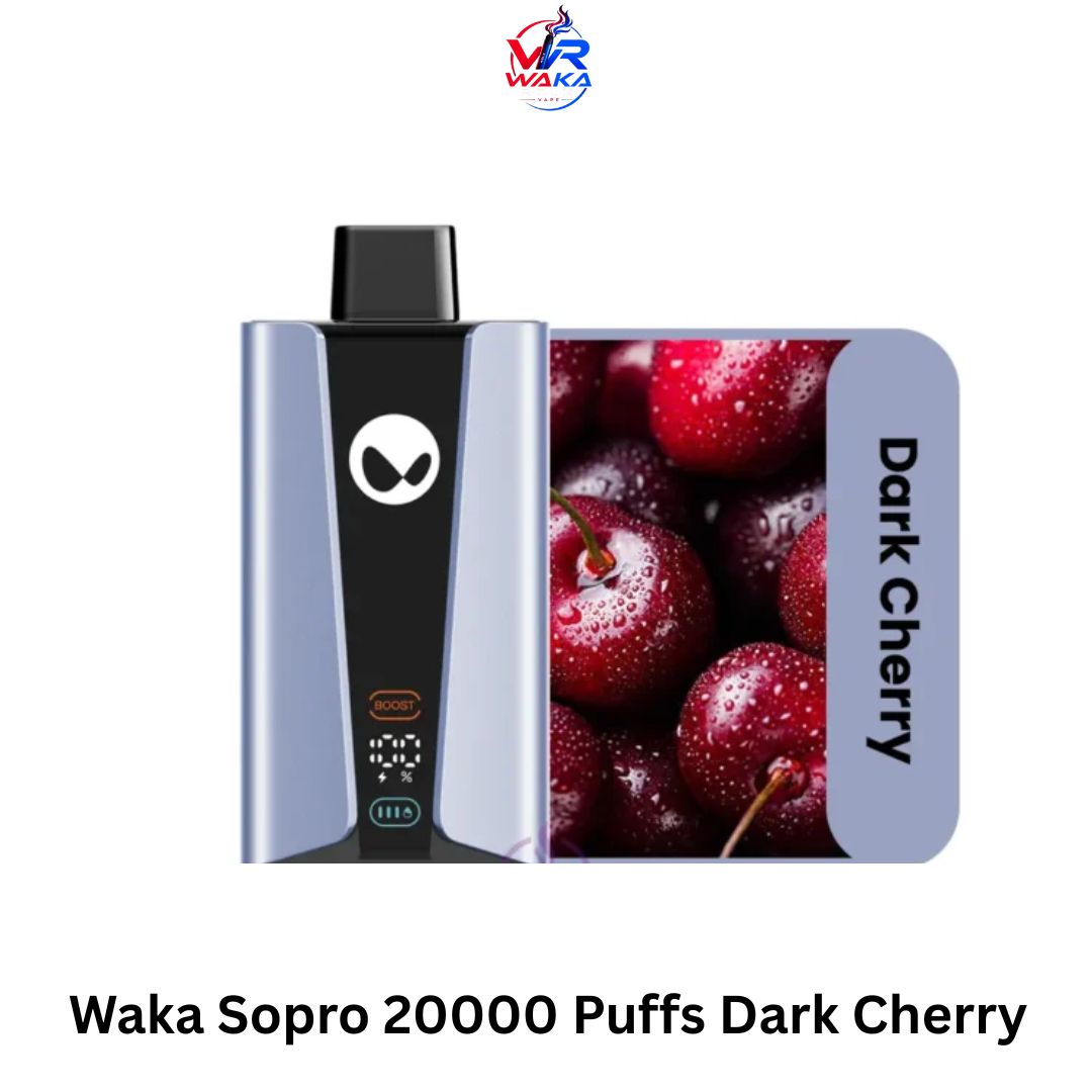 Waka Sopro 20000 Puffs Dark Cherry Waka Sopro 20000 Puffs Dark Cherry