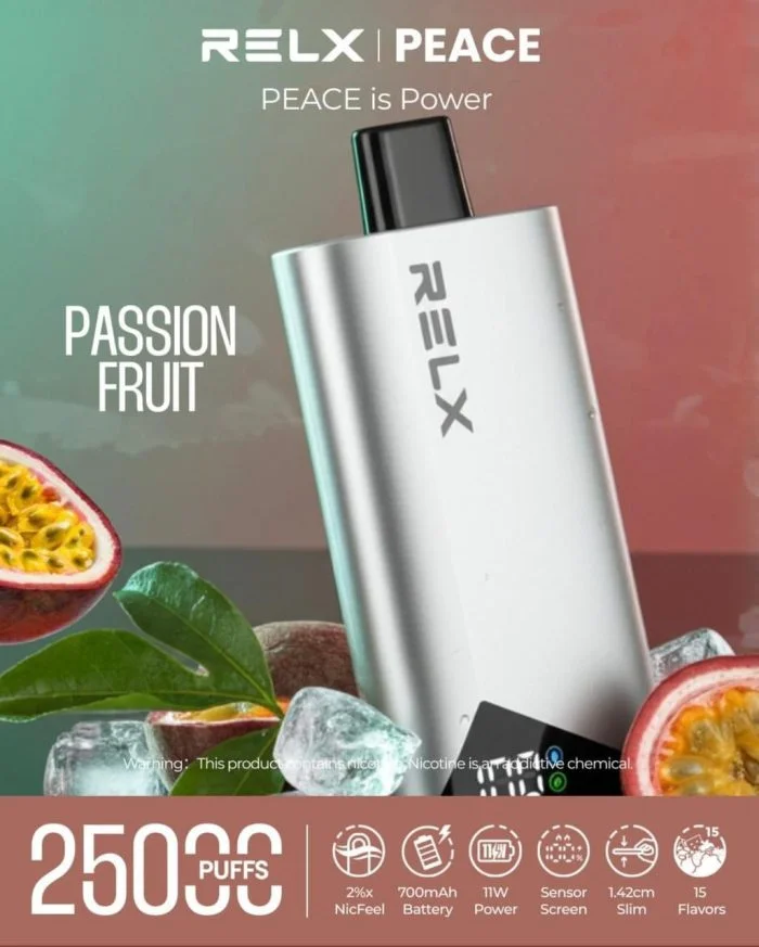 RELX Peace 25000 Puffs Passion Fruit RELX Peace 25000 Puffs Passion Fruit