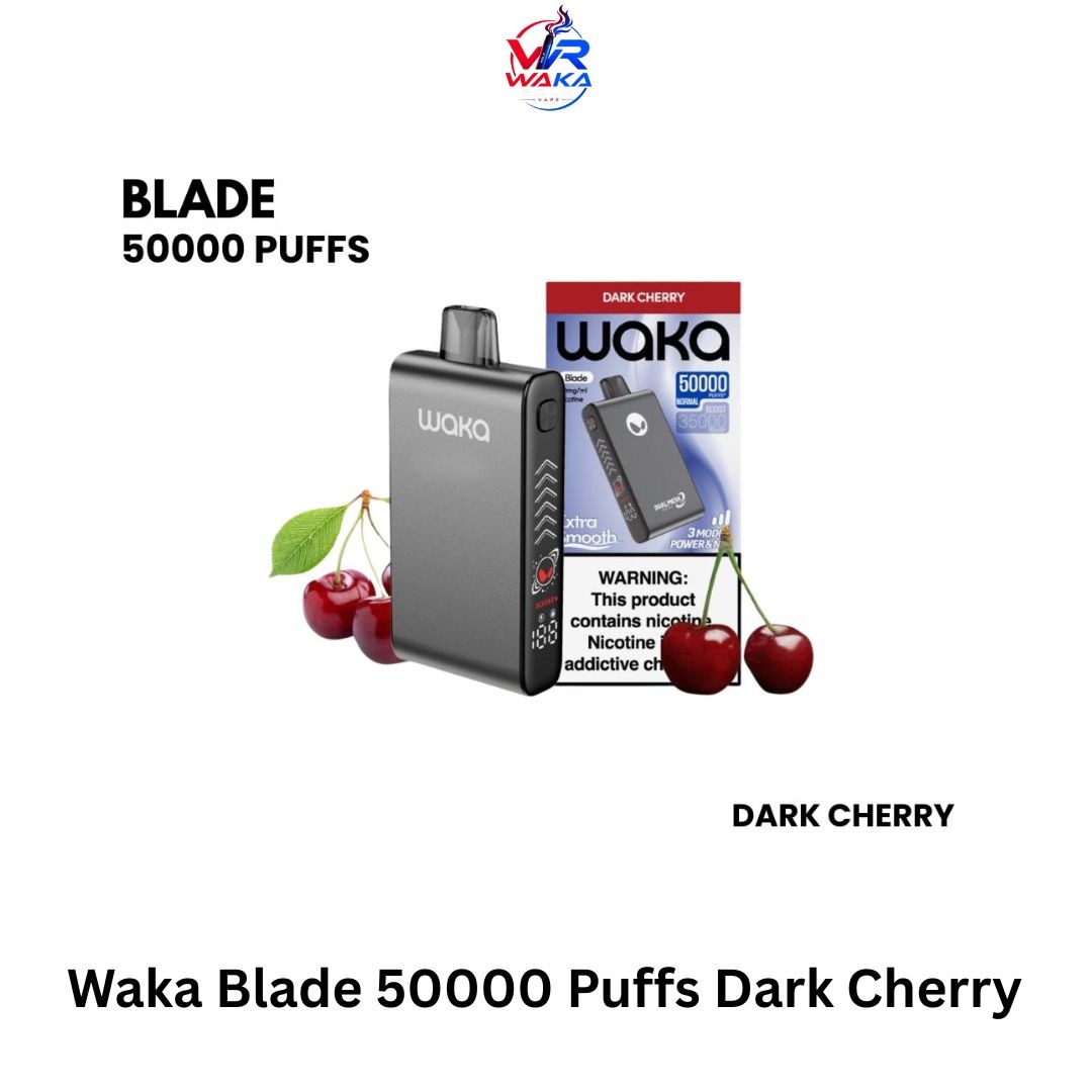 Waka Blade 50000 Puffs Dark Cherry dubai Waka Blade 50000 Puffs Dark Cherry