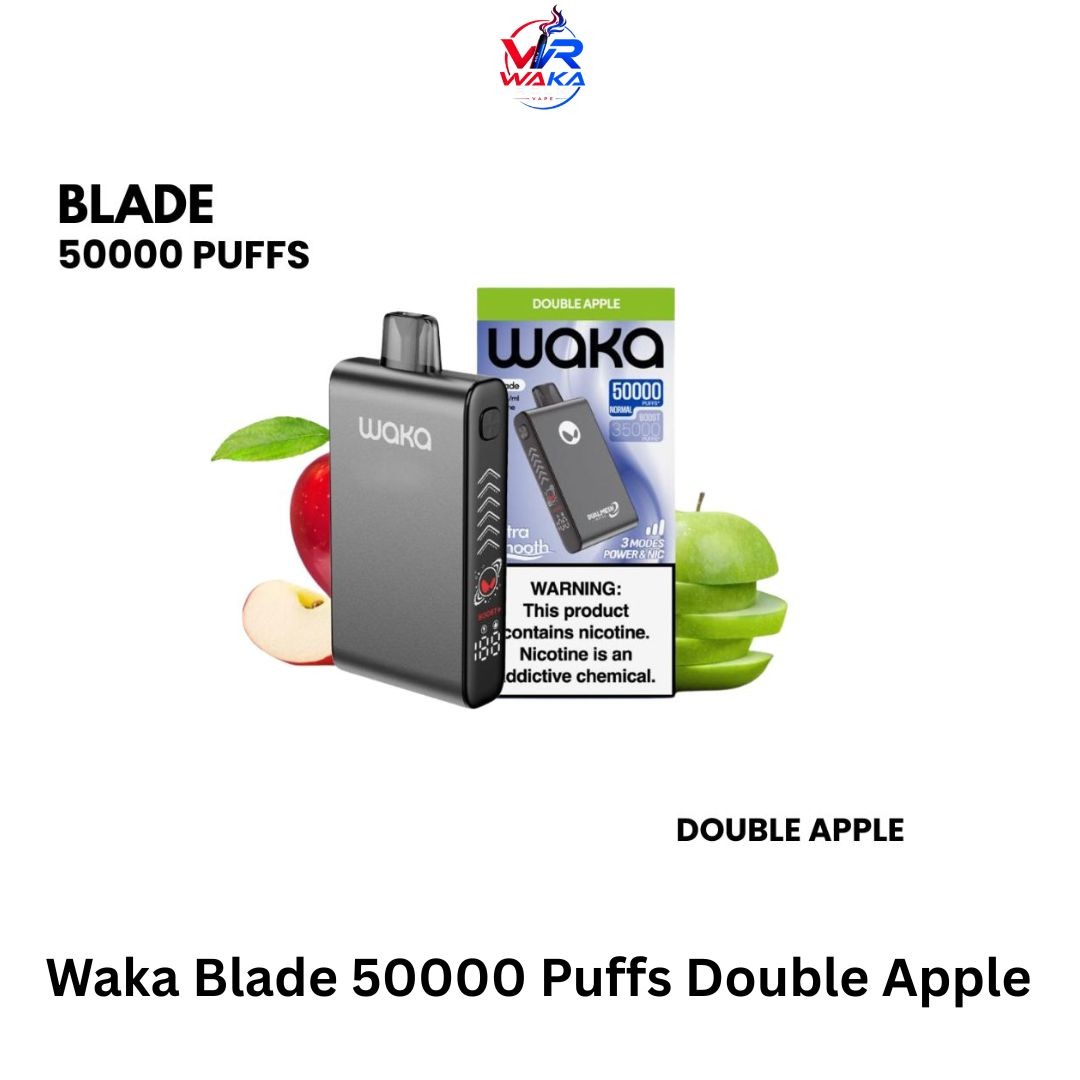 Waka Blade 50000 Puffs Double Apple dubai Waka Blade 50000 Puffs Double Apple
