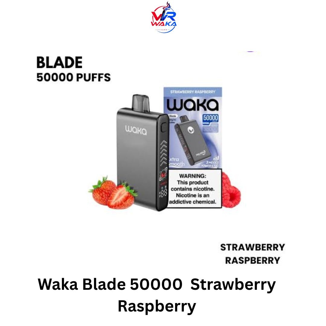 Waka Blade 50000 Puffs Strawberry Raspberry in dubai Waka Blade 50000 Puffs Strawberry Raspberry