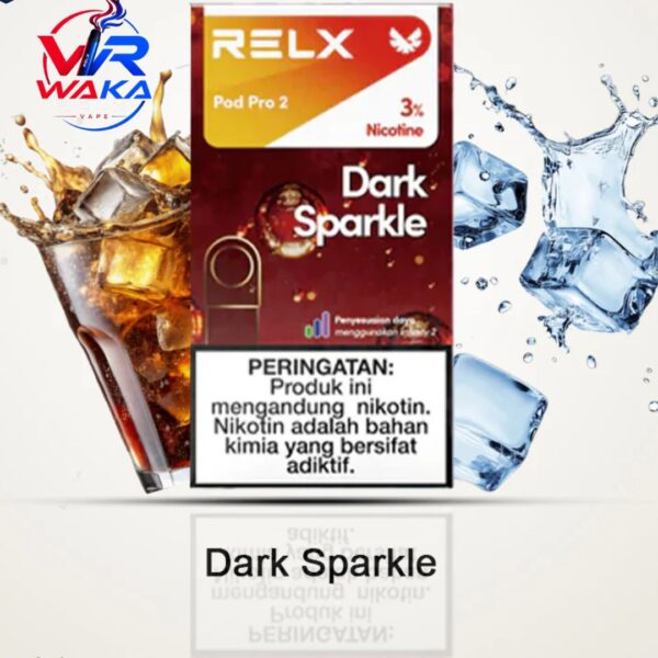 dark sparkle relx pod Pro 2 3% Flavor:Peach XXX Accessories_Vaporizer Brand Accessories Uwell Caliburn Pod Kit